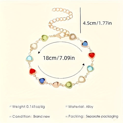Heart-Shaped Statement Bracelet