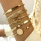 Elegant Gold-Tone Bracelet Set