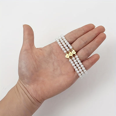 Chic A-Z Initial Bracelet with Heart Charm