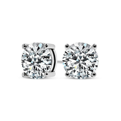 Tera Chic White Gold Earrings