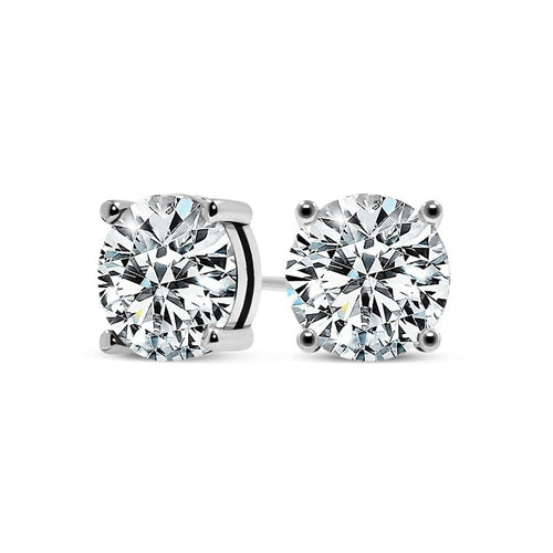 Tera Chic White Gold Earrings