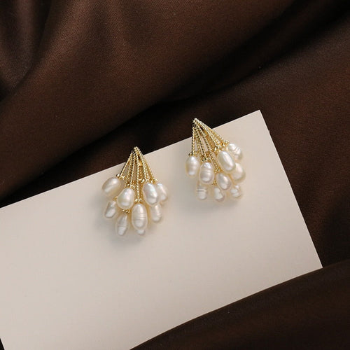 Boucles d'oreilles Pluie de perles