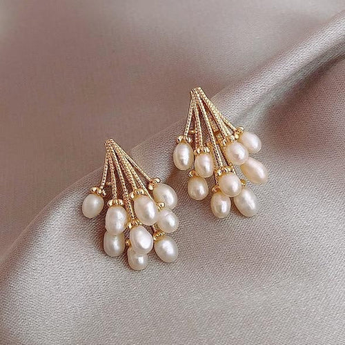 Boucles d'oreilles Pluie de perles
