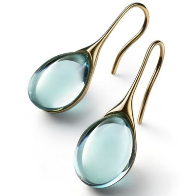 Chic Dangle Earrings with Crystal