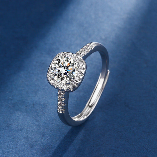 Aria Exclusive White Gold Radiant-Cut Jewelry Set