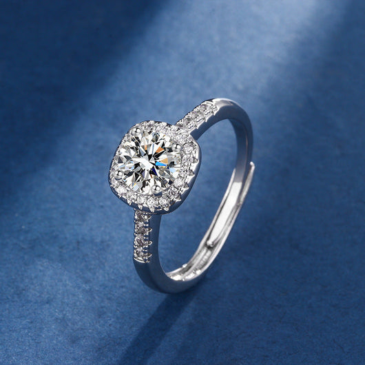 Aria Exclusive White Gold Radiant-Cut Jewelry Set