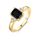 Ring With Black Stone