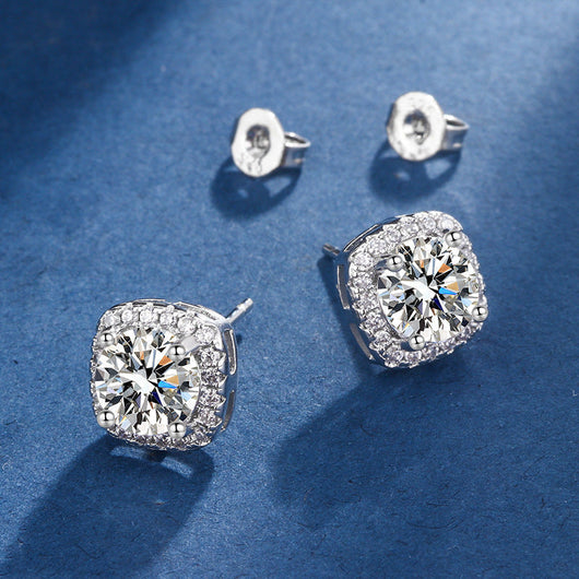 Aria Exclusive White Gold Radiant-Cut Jewelry Set