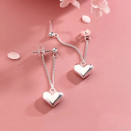 Antique-Inspired Geometric Heart Hoop Earrings