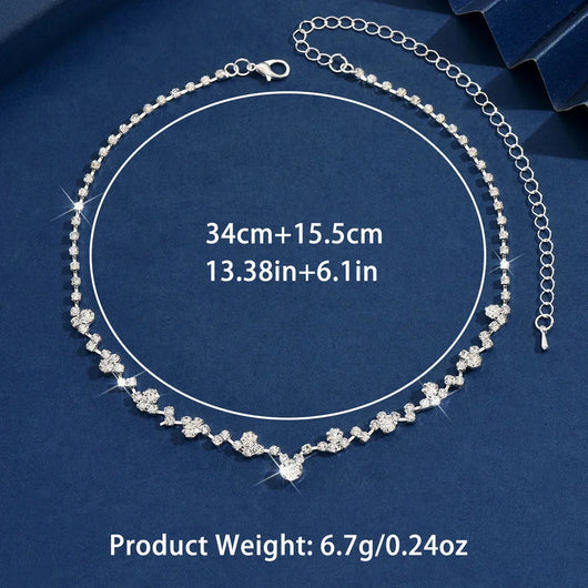 Elegant Diamond Bridal Necklace