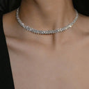Elegant Rhinestone Choker Necklace