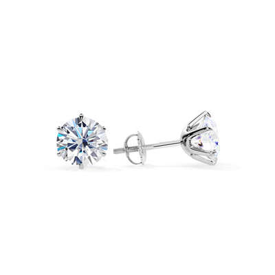 Tera Chic White Gold Earrings