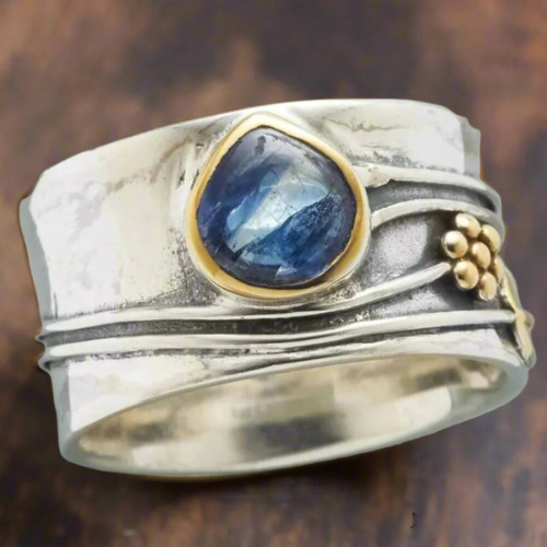 Bohemian Free Spirit Ring with Gemstone