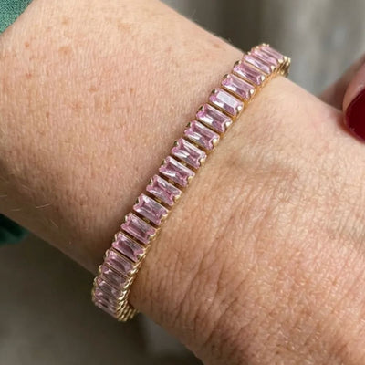 Pink Sapphire Vertéa Tennis Bracelet