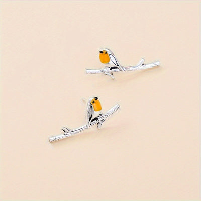 Cartoon Bird Earrings