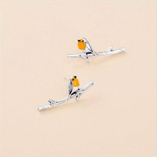 Cartoon Bird Earrings