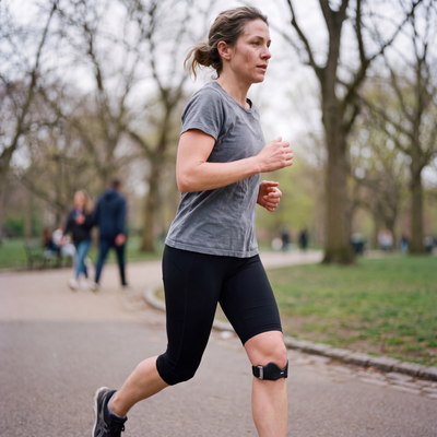 Patella Knee Strap – Adjustable Knee Support for Running, Squats & Stairs | KneeRise™