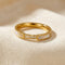 Gold Inlay Band Ring