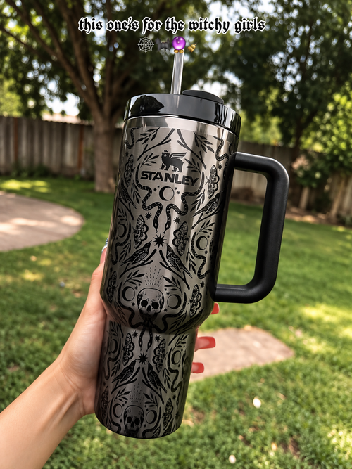 Damask Halloween Tumbler - 40oz Limited Edition