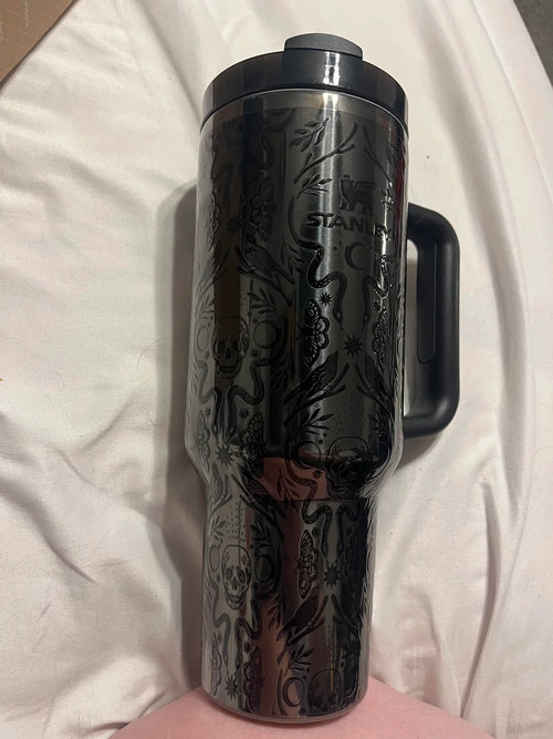Damask Halloween Tumbler - 40oz