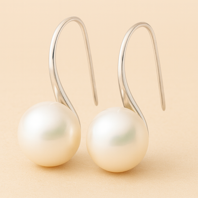 Elegant Pearl Dangle Earrings