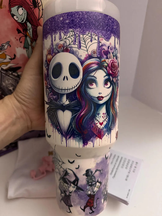 40oz Nightmare before Christmas Tumbler