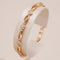 Elegant Gold-Plated Bracelet with Zircons