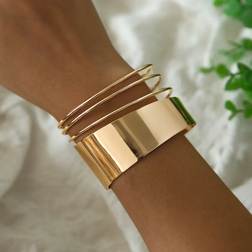 Bracelet classique vintage doré