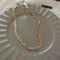 Elegant Gold and Silver Necklace