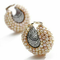 Vintage Pearl Basket Earrings