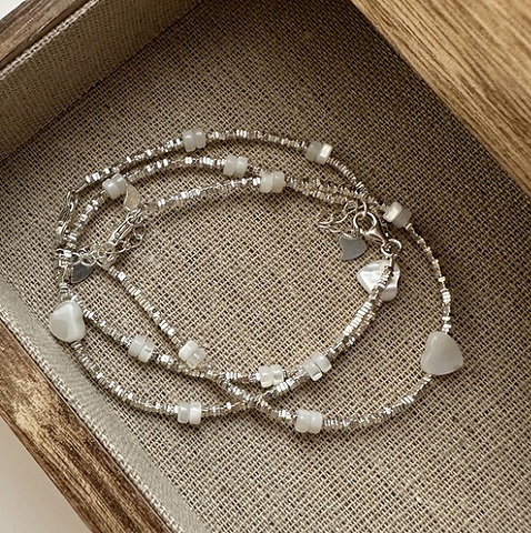 Classic Vintage Pearl Bracelet Set