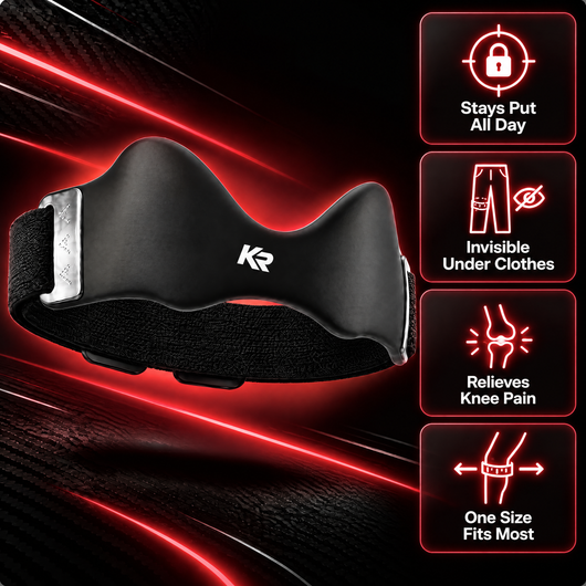 Patella Knee Strap – Adjustable Knee Support for Running, Squats & Stairs | KneeRise™
