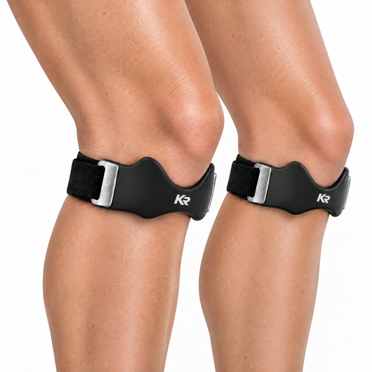Patella Knee Strap – Adjustable Knee Support for Running, Squats & Stairs | KneeRise™