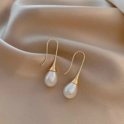 Boucles d'oreilles Helena perle classique