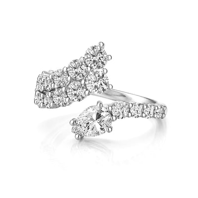 BAGUE MELANIA - ARGENT