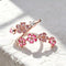 Rose Gold Peach Blossom Ring