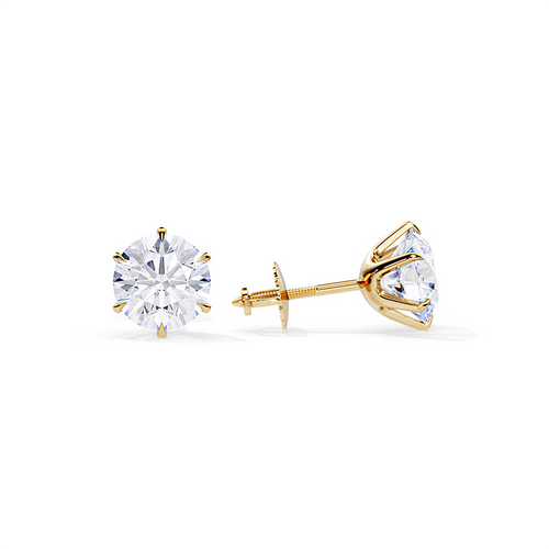 Tera Chic White Gold Earrings
