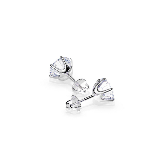 Tera Chic White Gold Earrings