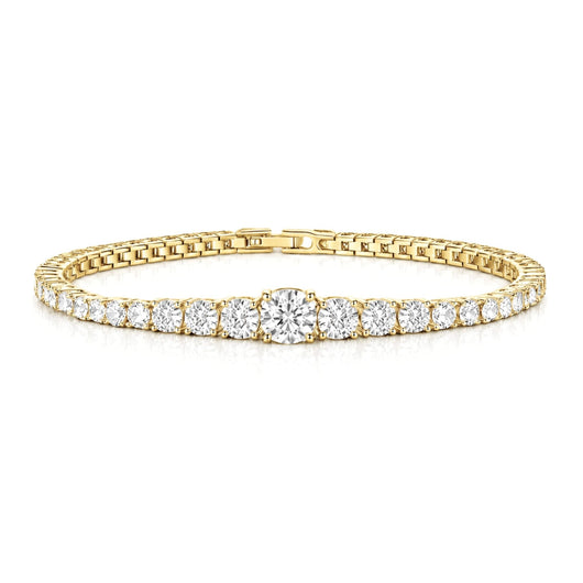 LE BRACELET TENNIS DÉGRADÉ - OR