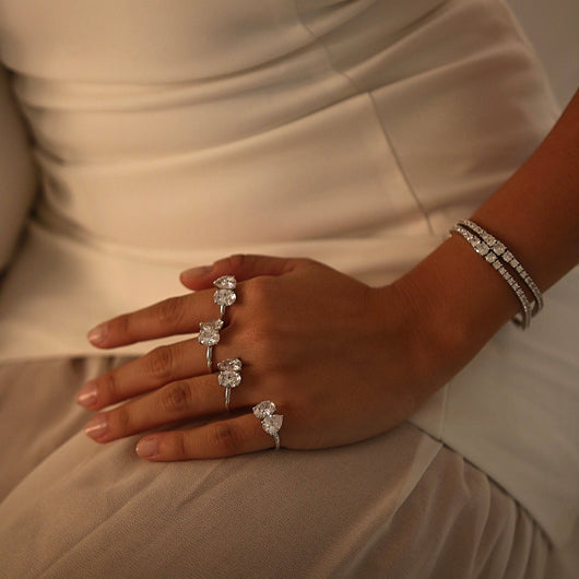 LE BRACELET TENNIS DÉGRESSIF - ARGENT