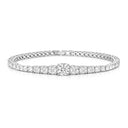 LE BRACELET TENNIS DÉGRESSIF - ARGENT